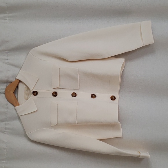 Sezane Betty Cardigan in Ecru size S - Picture 2 of 16